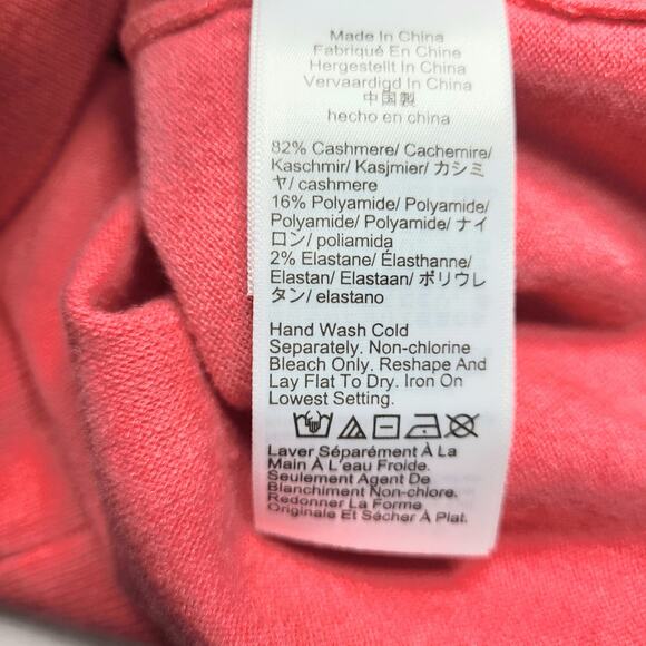 J. Crew Featherweight Cashmere Blend Cropped Sweater Shell Rose Pink Tank Small - Picture 8 of 8